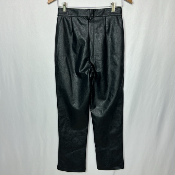 Wildfox Princess Seams Pants Large Black Women’s High‎ Rise Straight Leg - Picture 6 of 12